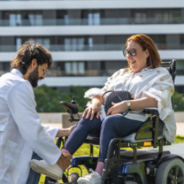 Doctor Working with Patient