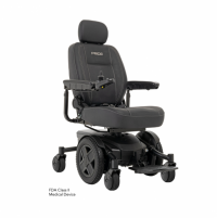 Jazzy® EVO 613 power wheelchair in black. thumbnail